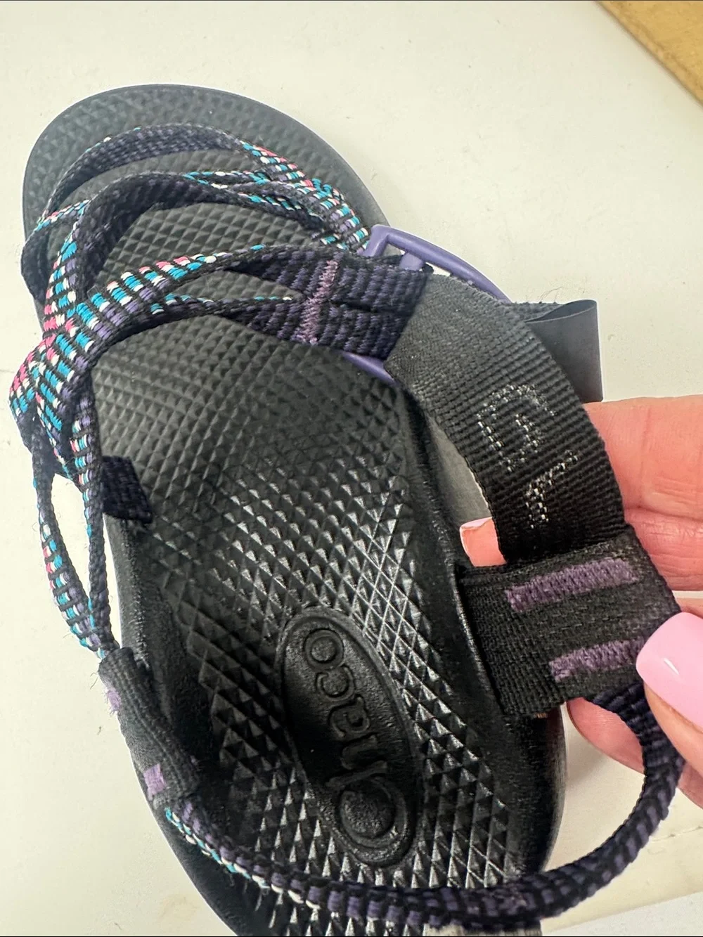 CHACO ECOTREAD SANDALS KIDS SIZE 3 MULTI-COLOR SHOES